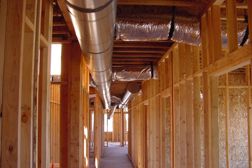 new construction ductwork